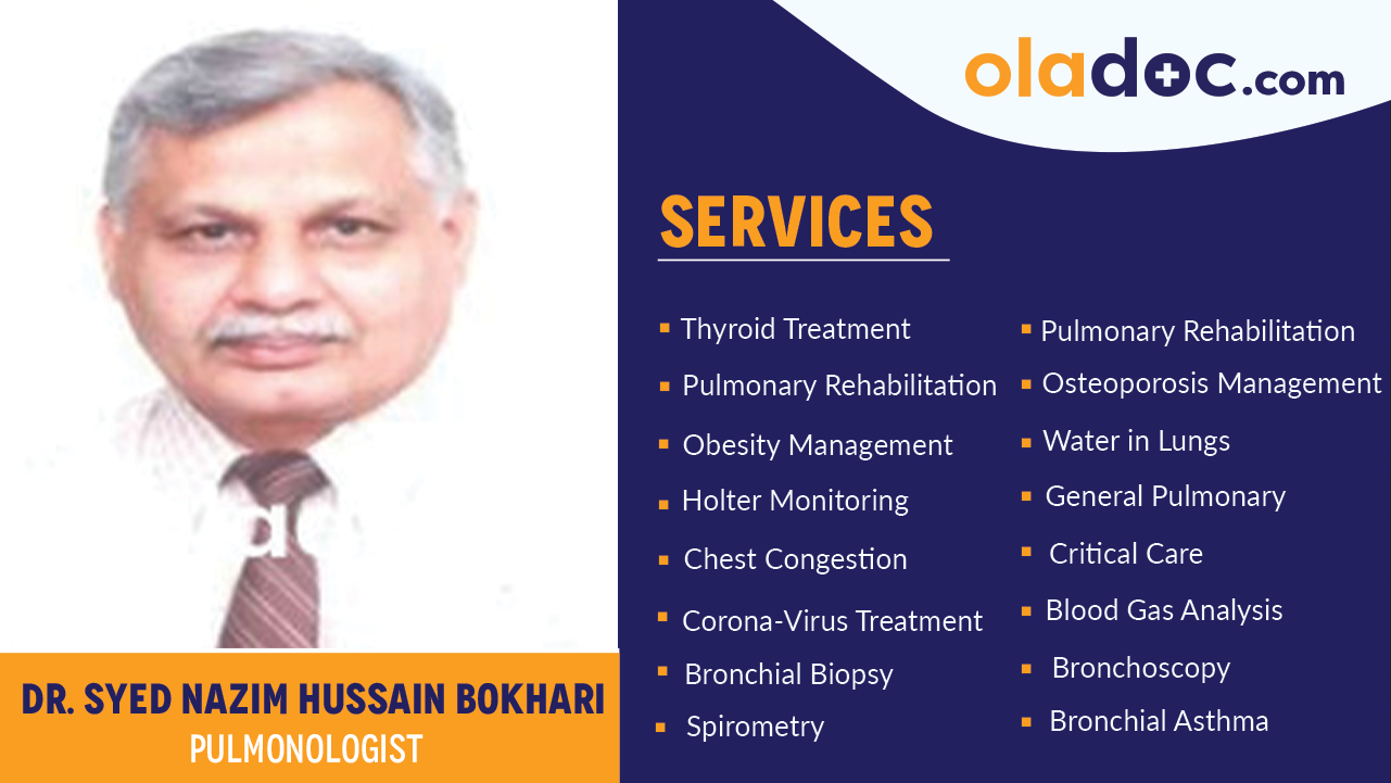 Services  provided by Dr. Syed Nazim Hussain